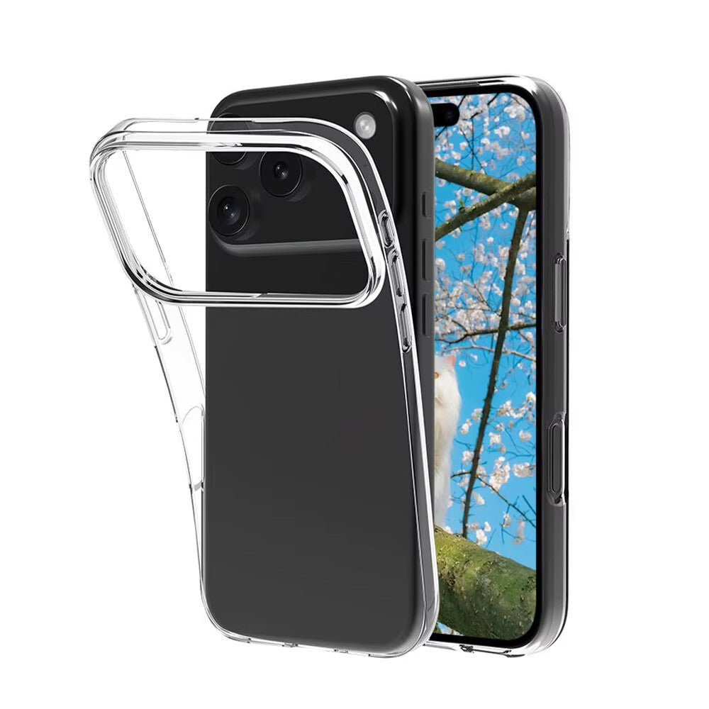 Premium Silicone Clear Case for iPhone 17 Pro Max, 16 Pro, 16E, 15 Pro, 14, 13, 12, 11, SE, XS, and 7