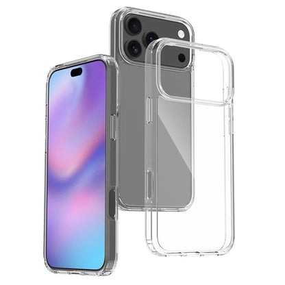 Premium Silicone Clear Case for iPhone 17 Pro Max, 16 Pro, 16E, 15 Pro, 14, 13, 12, 11, SE, XS, and 7