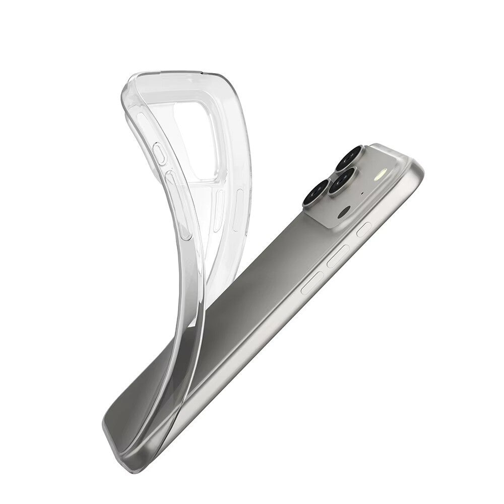 Premium Silicone Clear Case for iPhone 17 Pro Max, 16 Pro, 16E, 15 Pro, 14, 13, 12, 11, SE, XS, and 7