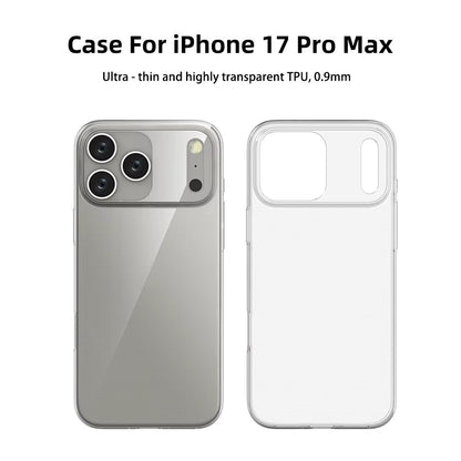 Premium Silicone Clear Case for iPhone 17 Pro Max, 16 Pro, 16E, 15 Pro, 14, 13, 12, 11, SE, XS, and 7